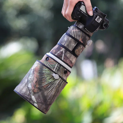 CHASING BIRDS camouflage lens coat for CANON EF 400mm F4 DO II USM waterproof and rainproof elasticity lens protective cover