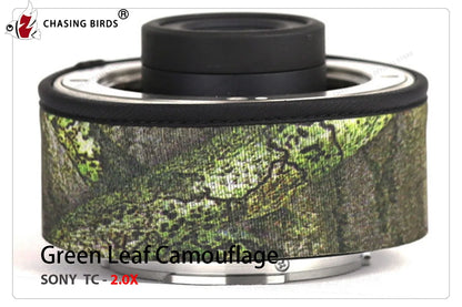 CHASING BIRDS camouflage lens coat for SONY teleconverter TC 1.4X 2.0X waterproof and rainproof lens protective cover