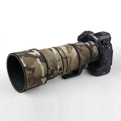 ROLANPRO Waterproof Lens Camo Coat for Nikon Z 400mm f4.5 VR S Rain Cover Lens Protective Cover  Z400 F/4.5 Rain Cover Guns Case
