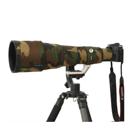 ROLANPRO Lens Camouflagt Cover for Canon EF 800mm F/5.6 L IS USM Lens Protective Sleeve Guns Case Canon 800 f5.6 Coat Backpack