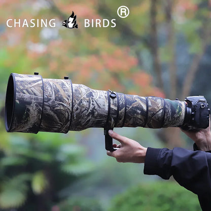 CHASING BIRDS lens coat for NIKON AF-S 600 F4 G ED VR elastic waterproof and rainproof camouflage lens coat protective cover