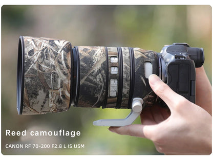 CHASING BIRDS camouflage lens coat for CANON RF 70 200 mm F2.8 L IS USM waterproof and rainproof lens coat protective cover