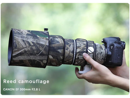 Chasing birds camouflage lens coat for CANON EF 300 mm F2.8 L waterproof and rainproof lens protective cover ef 300 L lens cover