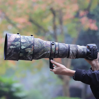 CHASING BIRDS lens coat for NIKON AF-S 600 F4 G ED VR elastic waterproof and rainproof camouflage lens coat protective cover