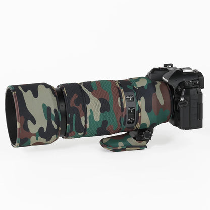 CHASING BIRDS camouflage lens coat for Olympus 100-400mm F5-6.3 IS ED MSC elastic waterproof and rainproof OM 100400 lens cover
