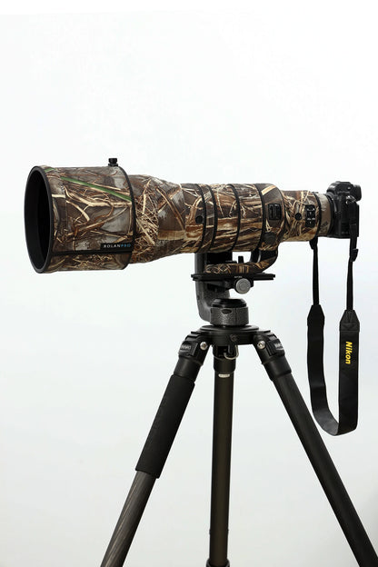 ROLANPRO Waterproof Lens Coat for Nikon Z 400mm F2.8 TC VR S Lens Protective Cover Case nikon Z400 2.8 Sleeve Raincover Camo
