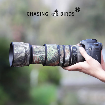 CHASING BIRDS Camouflage Lens Coat for SIGMA 100-400mm F5-6.3 DG OS HSM for CANON/NIKON Waterproof and Rainproof Len Protective