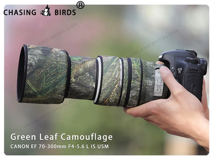 CHASING BIRDS camouflage lens coat for CANON EF 70-300mm IS waterproof and rainproof lens protective cover ef 70300mm lens cover