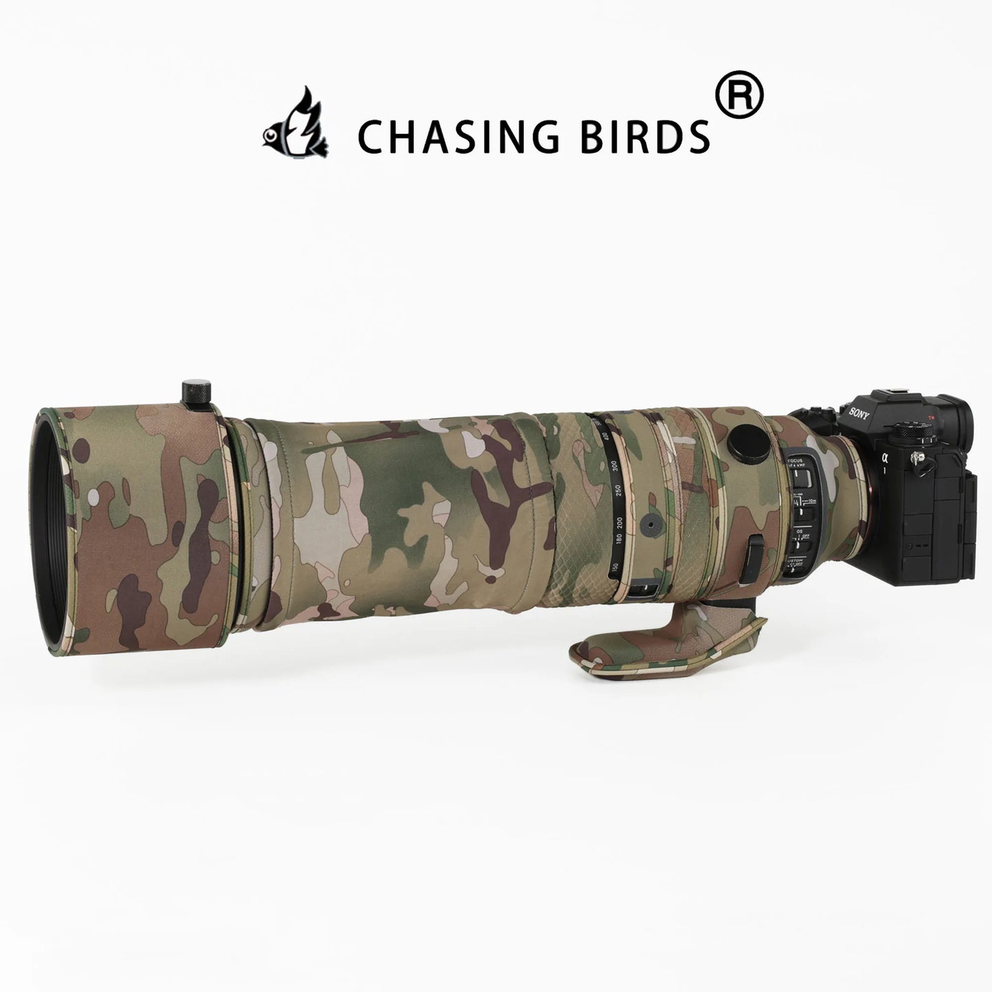CHASING BIRDS camouflage lens coat for SIGMA 60-600mm F4.5-6.3 DG DN OS Sports E-mount waterproof lens protective cover