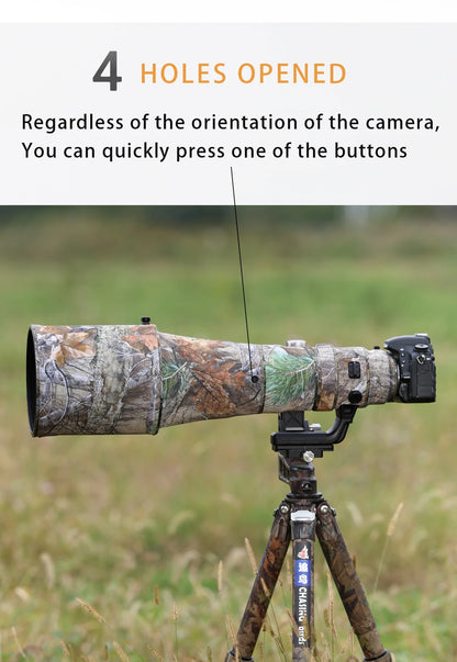 CHASING BIRDS lens coat for NIKON AF-S 600mm F4 E waterproof and rainproof camo lens coat protective cover nikon 600mm lens camo