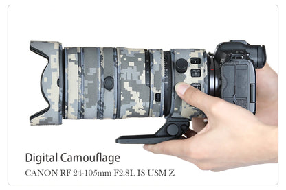 CHASING BIRDS camouflage lens coat for CANON RF 24-105 mm L IS USM Z waterproof and rainproof lens protective cover