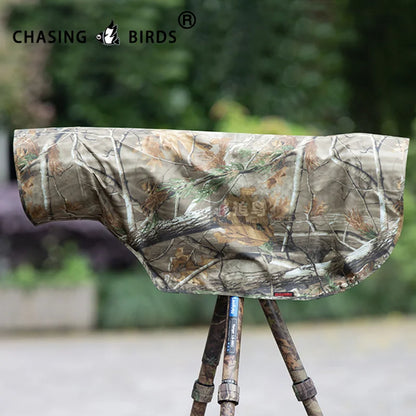 CHASING BIRDS rain coat for CANON 500mm 600mm 800mm camouflage and waterproof rain cover Sunscreen and UV protect size L