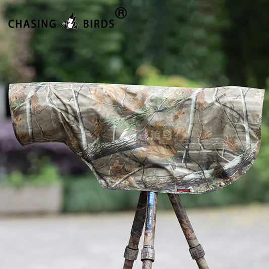 CHASING BIRDS rain coat for SIGMA 150-600 mm camouflage and waterproof rain cover Sunscreen protect size S rainproof lens cover