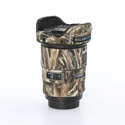 ROLANPRO Lens Camouflage Coat for Canon EF 16-35mm f4 L IS USM Rain Cover Lens Protective Sleeve Guns Case Photography Clothing