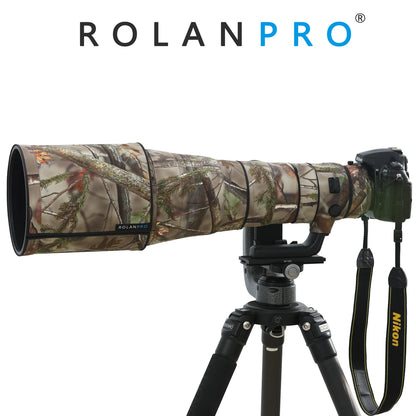 ROLANPRO Waterproof Lens Camo Coat for Nikkor Nikon AF-S 600mm F/4E FL ED VR Lens Cover Protective Sleeve Nikon 600f4e Case