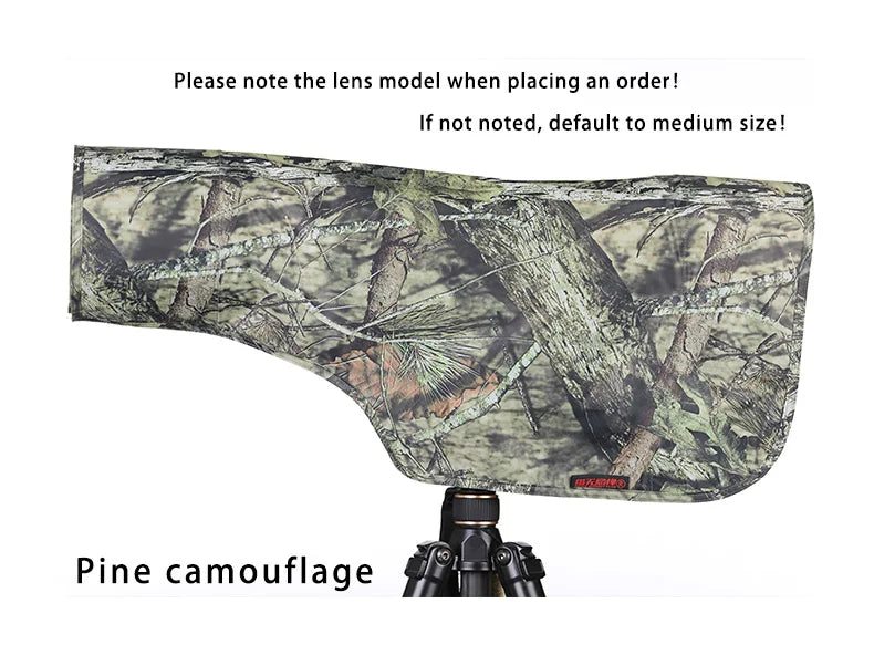 CHASING BIRDS rain coat for SIGMA 150-600 mm camouflage and waterproof rain cover Sunscreen protect size S rainproof lens cover