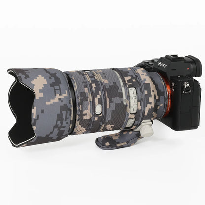 CHASING BIRDS camouflage lens coat for Sony FE 70-200mm F4 Macro G OSS II waterproof and rainproof elastic lens protect cover