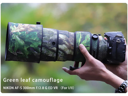 Chasing birds camouflage lens coat for NIKON AFs 300 F2.8 G II ED VR waterproof and rainproof lens protective cover lens cover