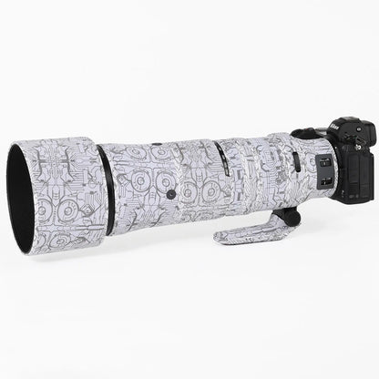CHASING BIRDS camouflage lens coat for Nikon Z 180-600 mm F 5.6-6.3 VR waterproof and rainproof lens protective cover NIKKOR