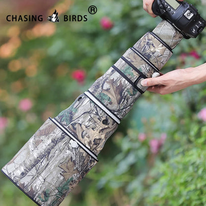 CHASING BIRDS camouflage lens coat for CANON EF 600 ｍｍ F4 L IS II USM elastic waterproof and rainproof lens protective cover