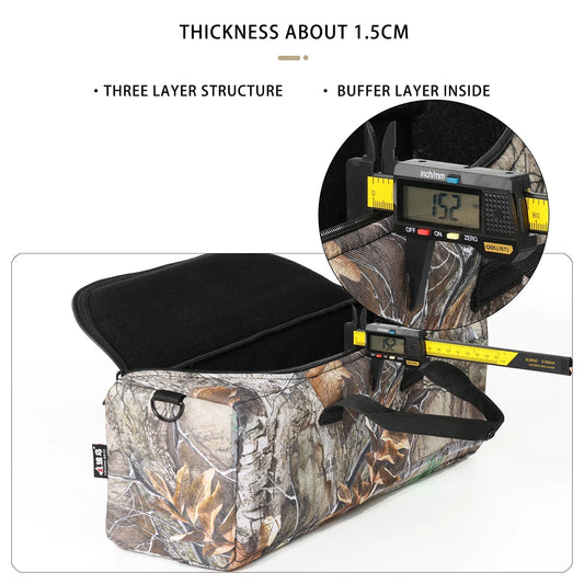 CHASING BIRDS waterproof camouflage Lens Camera Bag for Nikon Z 180-600mm/Z600mm F6.3 Camera Lens Pouch Case for Sony 200-600mm