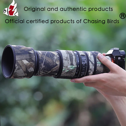 CHASING BIRDS Camouflage Lens Coat for SIGMA 100-400mm F5-6.3 DG DN OS for SONY E-mount Waterproof and Rainproof Len Protective