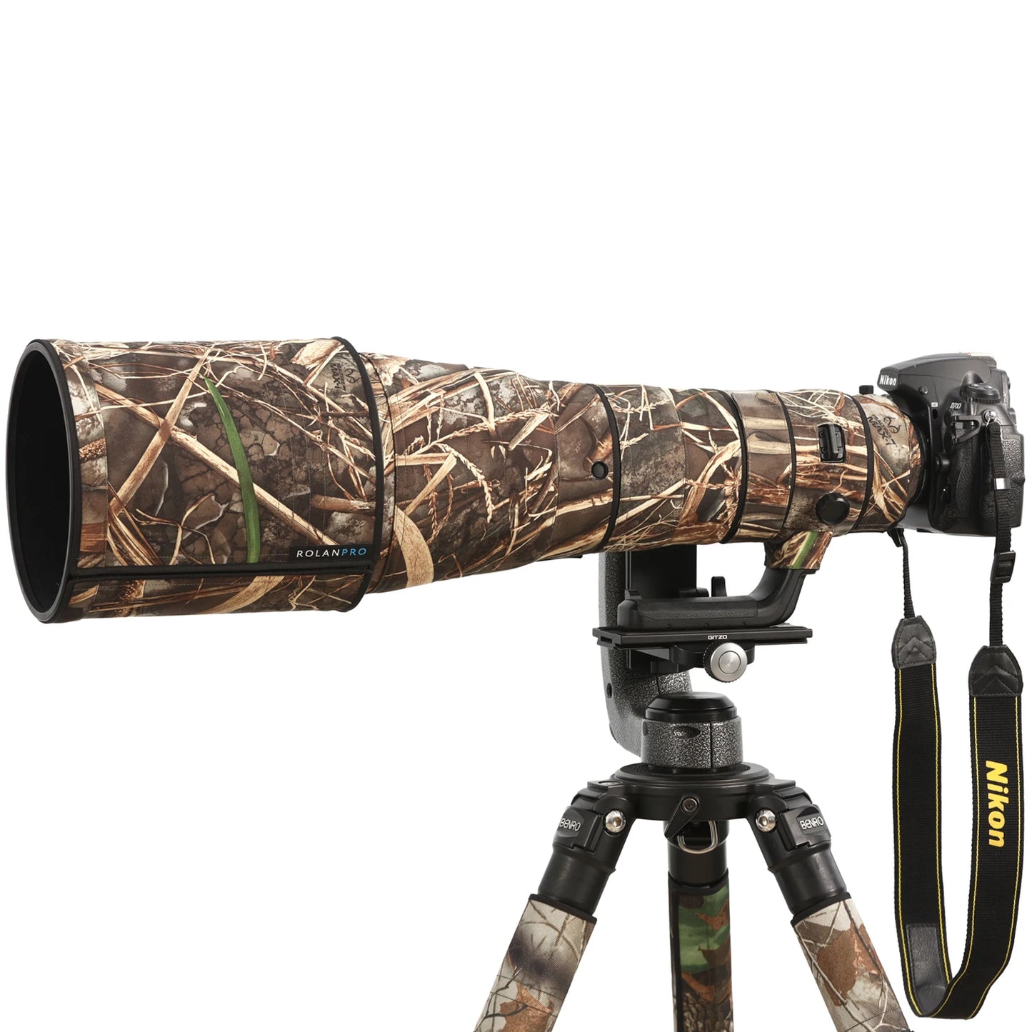 ROLANPRO Waterproof Lens Camouflage Coat for Nikon AF-S 600mm f/4G ED VR Lens Protection Sleeve Nikon 600F4G Lens Cover