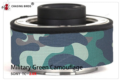 CHASING BIRDS camouflage lens coat for SONY teleconverter TC 1.4X 2.0X waterproof and rainproof lens protective cover