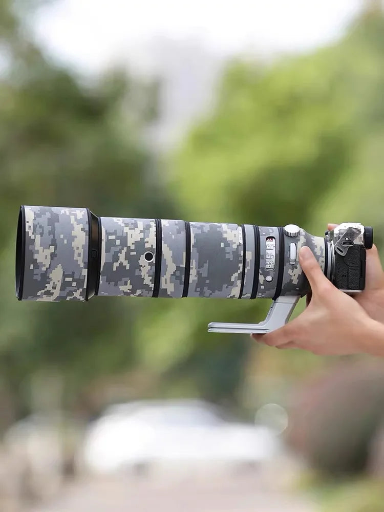 CHASING BIRDS camouflage lens coat for Fujifilm 150 600 F5.6-8 R waterproof and rainproof lens protective cover fuji 150600 coat