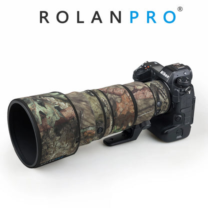 ROLANPRO Waterproof Lens Camo Coat for Nikon Z 400mm f4.5 VR S Rain Cover Lens Protective Cover  Z400 F/4.5 Rain Cover Guns Case