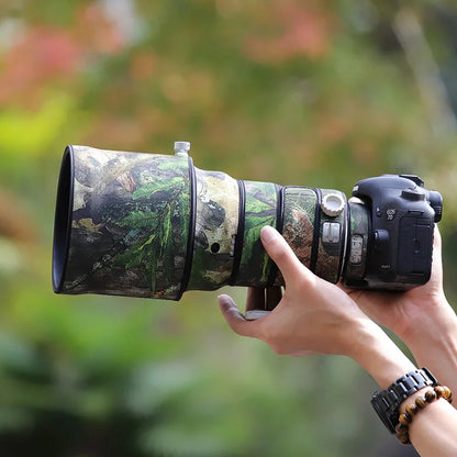 CHASING BIRDS camouflage lens coat for CANON EF 200 mm F2 L IS USM waterproof and rainproof elasticity lens protective cover