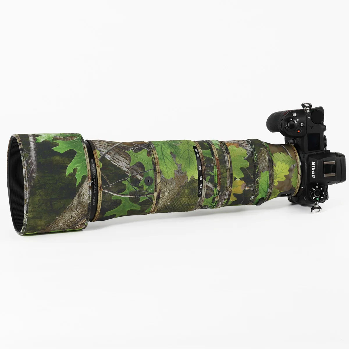 CHASING BIRDS camouflage lens coat for Nikon Z 180-600 mm F 5.6-6.3 VR waterproof and rainproof lens protective cover NIKKOR