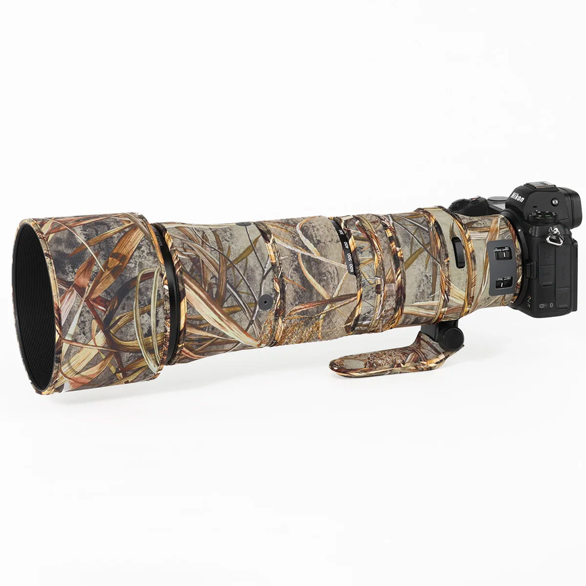 CHASING BIRDS camouflage lens coat for Nikon Z 180-600 mm F 5.6-6.3 VR waterproof and rainproof lens protective cover NIKKOR