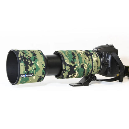 ROLANPRO Waterproof Lens Camouflage Coat for Nikon AF 80-400mm F/4.5-5.6D ED VR Cover Case Lens Protective Sleeve Rain Cover