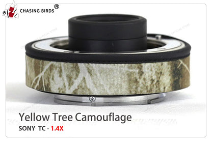 CHASING BIRDS camouflage lens coat for SONY teleconverter TC 1.4X 2.0X waterproof and rainproof lens protective cover
